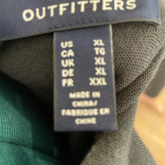 Lands End Outfitters Black Cotton Open Long Cardigan XL - Picture 5 of 5